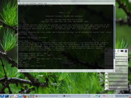 Screenshot of the prompt user inteface (UI) running on GNU/Linux (Mageia 1) of the program relax (software for NMR dynamics analyses, specifically: Model-free, NMR relaxation (R1, R2, NOE), reduced spectral density mapping, N-state models, frame order theory).
